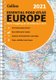 Road Atlas Europe 2021 Essential - A4 Spiral (Spiral bound, New edition): Collins Maps
