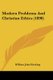 Modern Problems And Christian Ethics (1898) (Paperback): William John Hocking