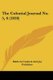The Colonial Journal No. 5, 6 (1818) (Paperback): Baldwin Cradock and Joy Publisher