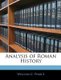 Analysis of Roman History (Paperback): William C. Pearce