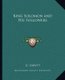 King Solomon and His Followers (Paperback): C. Gavitt