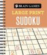 Brain Games - Large Print Sudoku (Orange) (Large print, Spiral bound, Large type / large print edition): Publications...