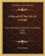 A Record Of The City Of Armagh - From The Earliest Period To The Present Time (1861) (Paperback): Edward Rogers