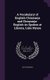 A Vocabulary of English-Chinyanja and Chinyanja-English as Spoken at Likoma, Lake Nyasa (Hardcover): M. E. Woodward