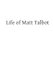 Life of Matt Talbot (Paperback): Brother Hermenegild Tosf