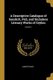 A Descriptive Catalogue of Sanskrit, Pali, and Sinhalese Literary Works of Ceylon; Volume I (Paperback): James D'Alwis