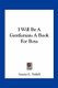 I Will Be a Gentleman - A Book for Boys (Paperback): Louisa C. Tuthill