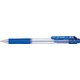 Pentel E-ball Ballpoint Pen - Blue (12 Pack) - 0.7mm, Retractable, Rubber Grip: 