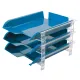 Bantex Vision 3-Tier Letter Tray (Cobalt Blue): 