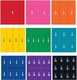 Learning Resources Double-Sided Magnetic Rainbow Fraction Squares: 