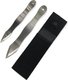 Ballistic 3420 Silver Throwing Knife Set (2 Pack): 