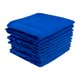 Bunty Plush Terry Fringe Guest Towel (Victoria Blue)(Pack of 10)(380gsm): 