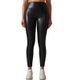 Leather Imitation Leggings Summer Leather High-Rise Leggings Leather Pants (Large): 