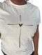 Women's Christian T-Shirt Cross & Heart (Medium): 