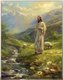 DIY Paint-by-Numbers Kit for Adults & Beginners - Jesus by the stream: 
