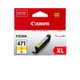 Canon 471XL Yellow Original High Yield Ink Cartridge: 
