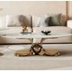 Arya Modern Coffee Table (Gold): 