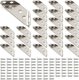 Chenshia 25 Piece Furniture Corner Connector with Screws Metal Bracket for Wood: 