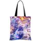 Waterproof Oxford Tote Bag with Flocking Print - Genshin Impact Ke Qing: 