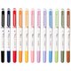 Deli Double head Fineliner & fiber pen 12pcs: 