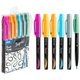 Deli Brush Pen, Soft Tip 6 Assorted Colors: 