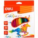 Deli Colouring Pencil 24 Assorted Colours: 