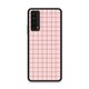 Custom Printed TPU Cases - Huawei P Smart (2021) ('Pink Checkered' by Caitscases): 