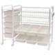 Chenshia 5-Tier Kids Shelve Bookshelf Toy Storage Organiser 11 Plastic Bin: 