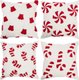 Chenshia Red & White Tufted Decorative Throw Pillowcases Scatter Cushion: 