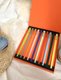 B 10 pairs,Rainbow Ceramic Chopsticks Healthy Dining Set Box Colorful Tableware Home Kitchen Dining Accessories Gift: 