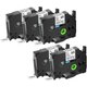 24mm,5PK Black on White,Flexible ID Label Tapes Compatible for TZ TZe-FX231 FX631 241 131 Cable Label for P-Touch Printer: 