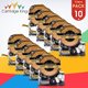 10PK Black on Gold,6mm,Compatible for LW-300 LW-400 LW-600P LW-700 LW-700P Labeller: 