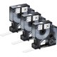19mm,3PK Black on White,Compatible for LabelManager Rhino 5200: 