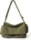 Green,Retro Canvas Sports Shoulder Bag Unisex Large Capacity Travel: 