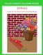 Spring Color By Numbers Adult Coloring Book - A Large Print and Easy Color by Number Adult Coloring Book of Spring Flowers,...