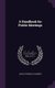 A Handbook for Public Meetings (Hardcover): George Frederick Chambers