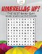 Umbrellas Up! The Best Rainy Day Word Search Activity Book (Paperback): Kreative Kids