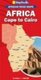 Road map Cape to Cairo (Sheet map, folded): Map Studio