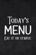 Today's Menu Eat it or Starve - Weekly Meal Plan, Grocery Shopping List, Daily Planner Book (Paperback): Paperland