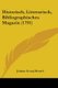 Historisch, Litterarisch, Bibliographisches Magazin (1791) (Paperback): Johann Georg Meusel