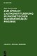 Zur Sprachlautkonstituierung im phonetischen Wahrnehmungsprozess - Psycho- und elektrophysiologische Untersuchungen (German,...