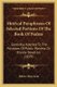 Metrical Paraphrases Of Selected Portions Of The Book Of Psalms - Generally Adapted To The Purposes Of Public Worship Or...