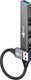 Goobay Slim 4-Port USB Hub, USB-A to 1 x USB-A 3.2 and 3 x USB-A 2.0: 
