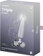Satisfyer Hot & Cold Glass Dildo - Triple Crystal 1: Transparent: 