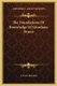 The Foundations Of Knowledge Of Giordano Bruno (Hardcover): J.Lewis McIntyre