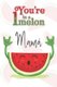 You're 1 in a Melon Mama - A Watermelon Doodling & Coloring Notebook, perfect as a gift for women & girls - Anti Stress...