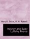 Mother and Baby Lullaby Poems (Paperback): Mary Dow Brine
