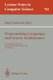 Programming Languages and System Architectures - International Conference, Zurich, Switzerland, March 2 - 4, 1994. Proceedings...