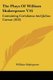 The Plays Of William Shakespeare V16 - Containing Coriolanus And Julius Caesar (1813) (Paperback): William Shakspeare