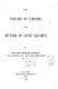 The theory of errors and method of least squares (Paperback): William Woolsey Johnson
